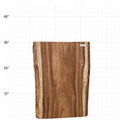Monkeypod Live Edge Slab - 35.5" x 23.25" x 2" - MP-9-A