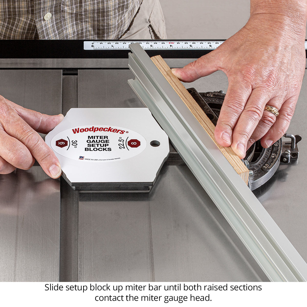 Miter Gauge Setup Blocks