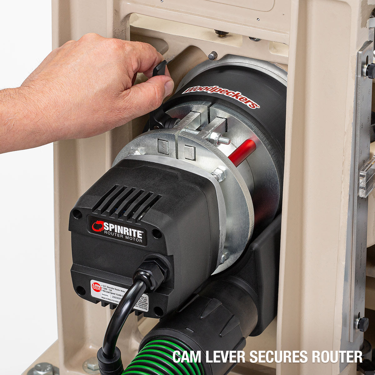 Multi-Router Motor System with Remote Speed Control and Integrated Dust Collection