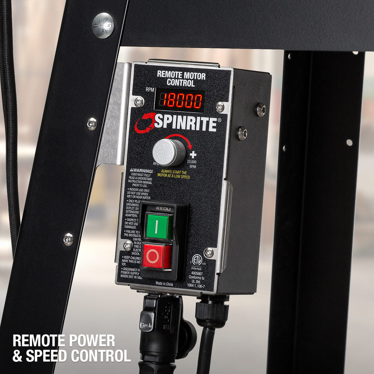 Multi-Router Motor System with Remote Speed Control and Integrated Dust Collection