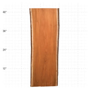 Osage Orange Live Edge Slabs - 49" x 16" x 1.25" - OO-23-A