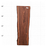 Patagonia Rosewood Live Edge Slab - 48" x 14.5" x 1.25" - PR-17-A