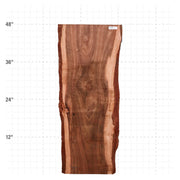 Patagonia Rosewood Live Edge Slab - 48" x 17.5" x 1.25" - PR-21-A