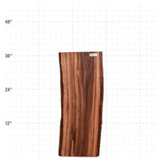 Patagonia Rosewood Live Edge Slab - 37" x 14" x 1.25" - PR-24-A