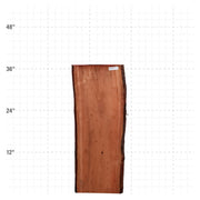 Patagonia Rosewood Live Edge Slab - 37" x 13.75" x 1.25" - PR-26-A