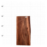 Patagonia Rosewood Live Edge Slab - 36" x 17" x 1.25" - PR-29-A