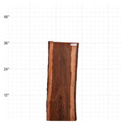 Patagonia Rosewood Live Edge Slab - 36" x 12.5" x 1.25" - PR-30-A