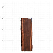 Patagonia Rosewood Live Edge Slab - 37" x 11" x 1.25" - PR-31-A