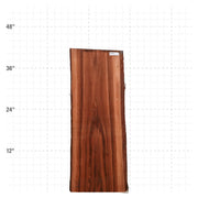 Patagonia Rosewood Live Edge Slab - 41" x 15" x 1.25" - PR-39-A