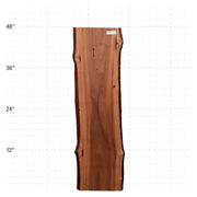 Patagonia Rosewood Live Edge Slab - 47" x 12.5" x 1.25" - PR-4-A
