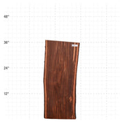 Patagonia Rosewood Live Edge Slab - 37" x 14.75" x 1.25" - PR-41-A