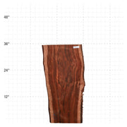 Patagonia Rosewood Live Edge Slab - 36" x 17" x 1.25" - PR-43-A