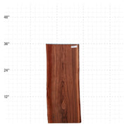 Patagonia Rosewood Live Edge Slab - 36" x 14" x 1.25" - PR-44-A