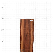 Patagonia Rosewood Live Edge Slab - 36" x 12.75" x 1.25" - PR-45-A