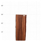 Patagonia Rosewood Live Edge Slab - 36" x 13.25" x 1.25" - PR-47-A