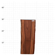 Patagonia Rosewood Live Edge Slab - 36" x 13" x 1.25" - PR-48-A