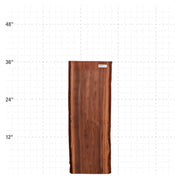 Patagonia Rosewood Live Edge Slab - 36" x 12.5" x 1.25" - PR-49-A