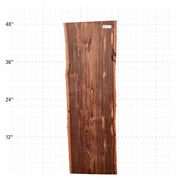 Patagonia Rosewood Live Edge Slab - 48" x 15.75" x 1.25" - PR-8-A