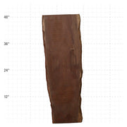 Peruvian Walnut Live Edge Slabs - 49" x 16" x 1.25" - PW-29-A