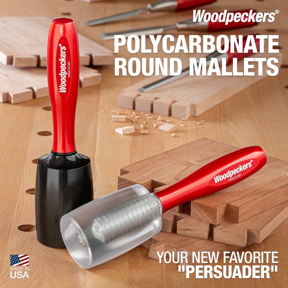 Polycarbonate Round Mallets