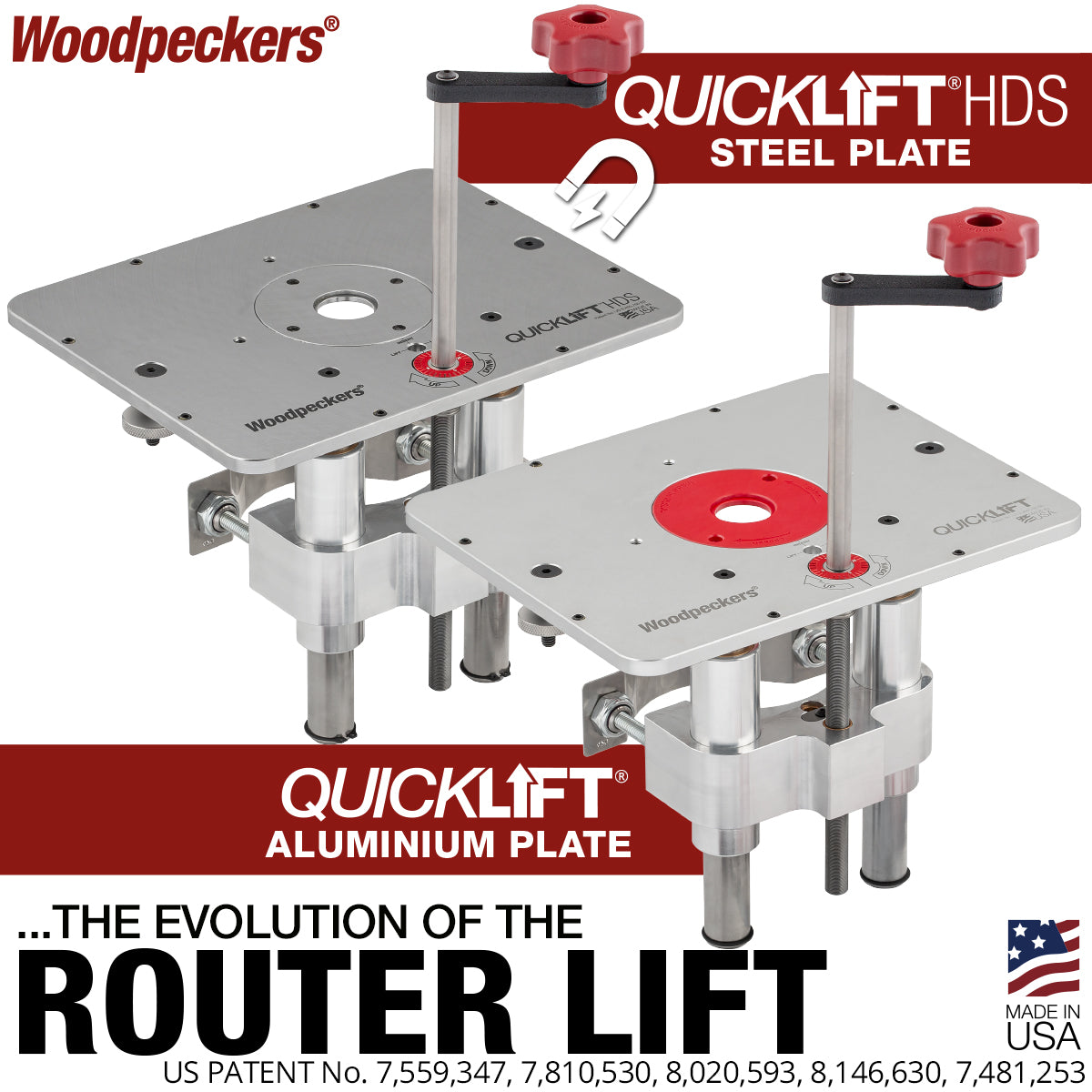QuickLift and QuickLift HDS Router Lifts