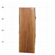 Rosa Peroba Live Edge Slab - 48" x 16.5" x 1.25" - RP-10-A