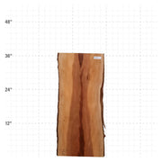 Rosa Peroba Live Edge Slab - 38" x 15.5" x 1.25" - RP-16-A