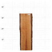 Rosa Peroba Live Edge Slab - 42" x 13.5" x 1.25" - RP-30-A