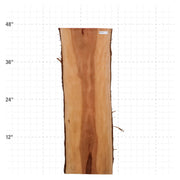Rosa Peroba Live Edge Slab - 48" x 15" x 1.25" - RP-35-A