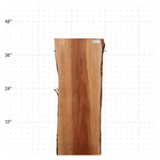 Rosa Peroba Live Edge Slab - 43" x 15.25" x 1.25" - RP-40-A