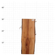 Rosa Peroba Live Edge Slab - 37" x 13.75" x 1.25" - RP-7-A