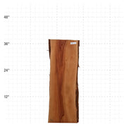 Rosa Peroba Live Edge Slab - 39" x 12.5" x 1.25" - RP-8-A