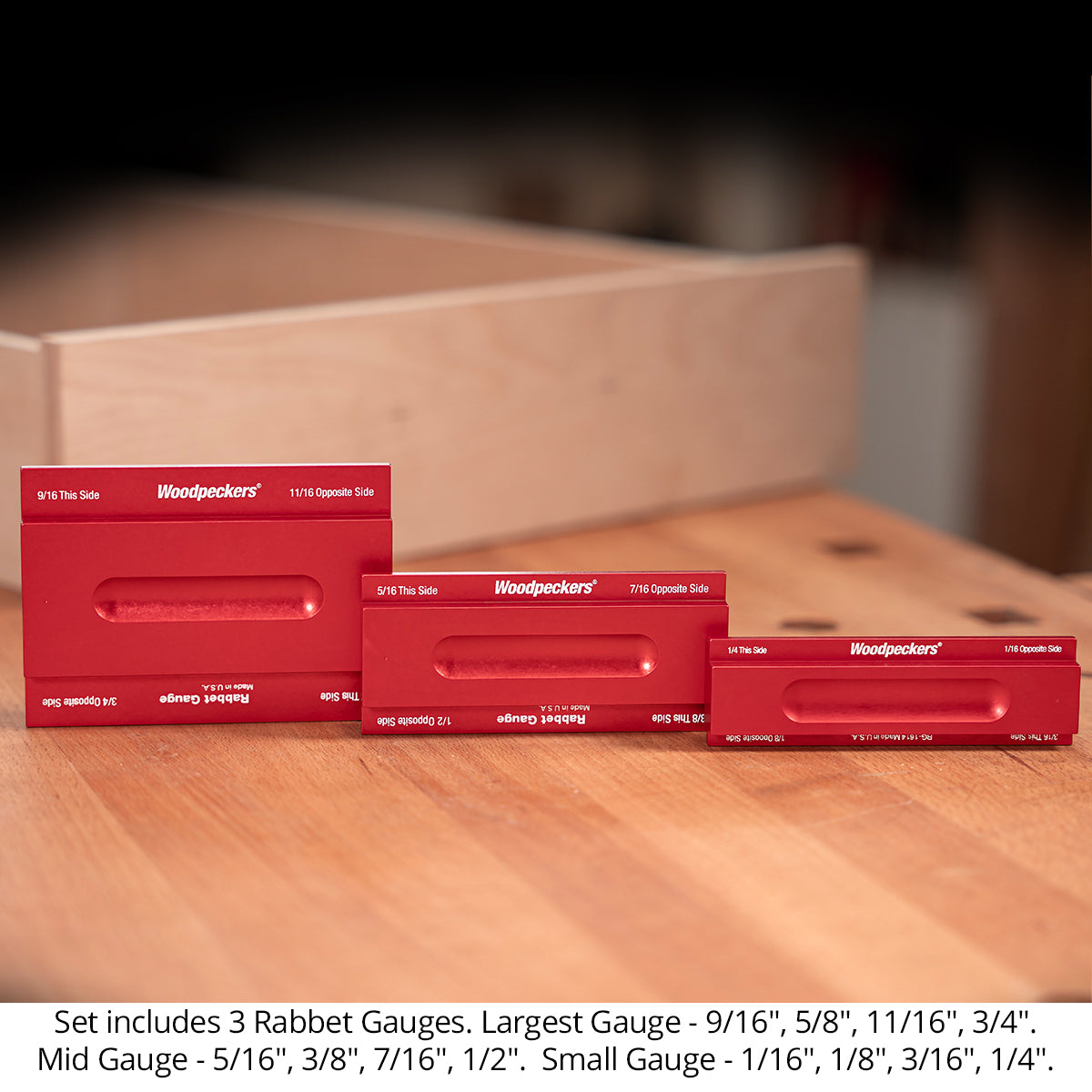Rabbet Gauge Set