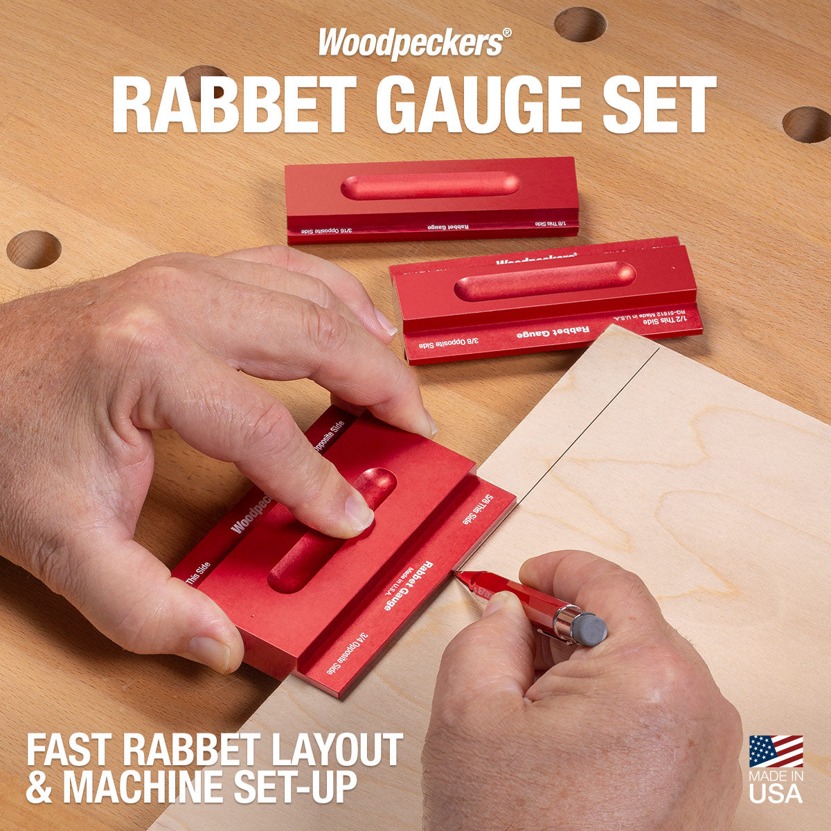 Rabbet Gauge Set