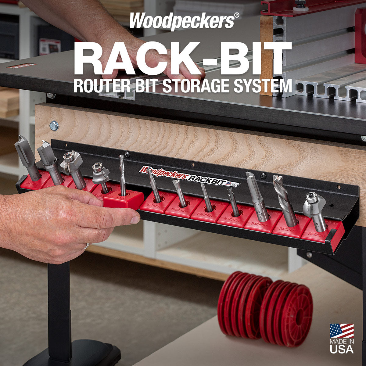 RackBit Router Bit Storage System