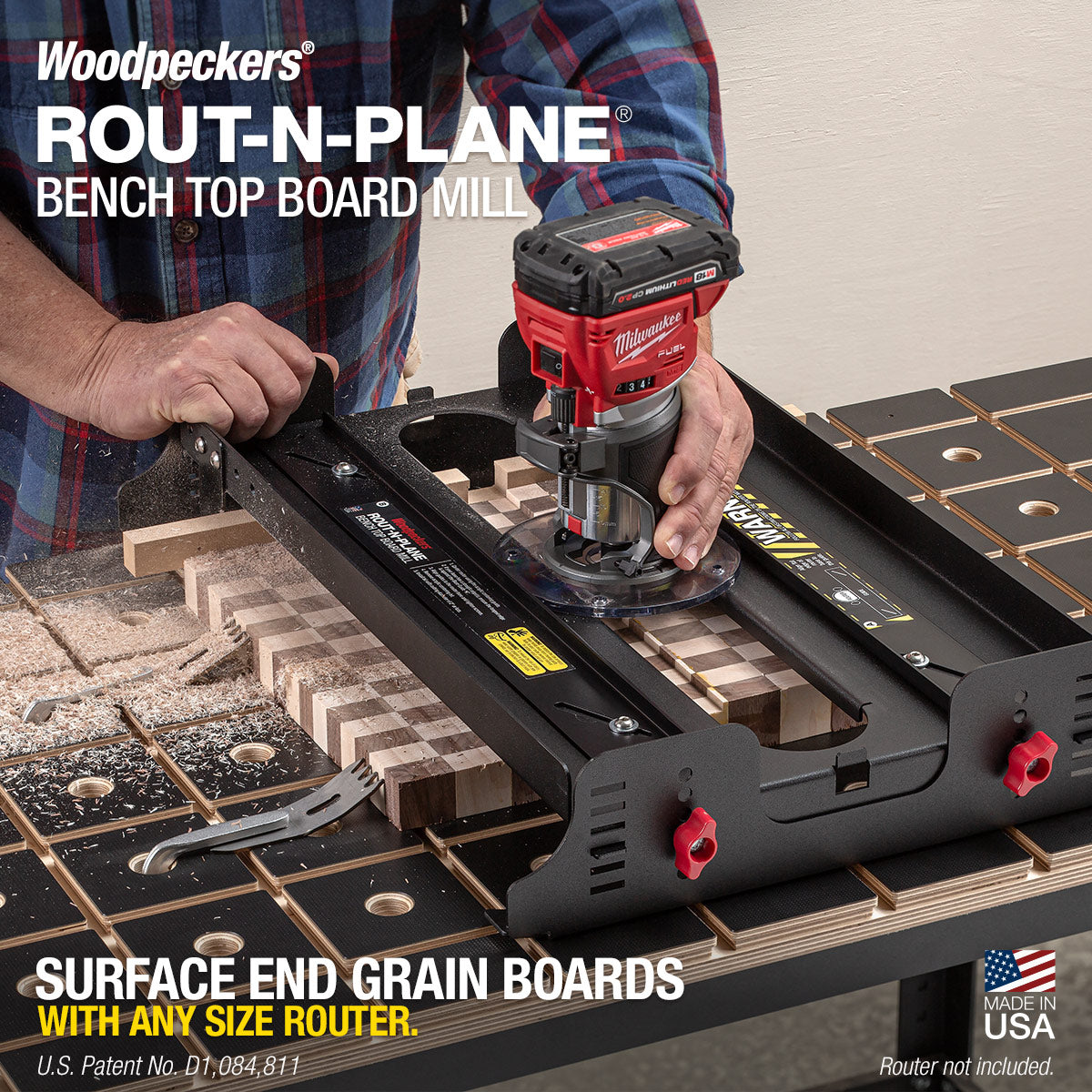 Rout-N-Plane Bench Top Board Mill