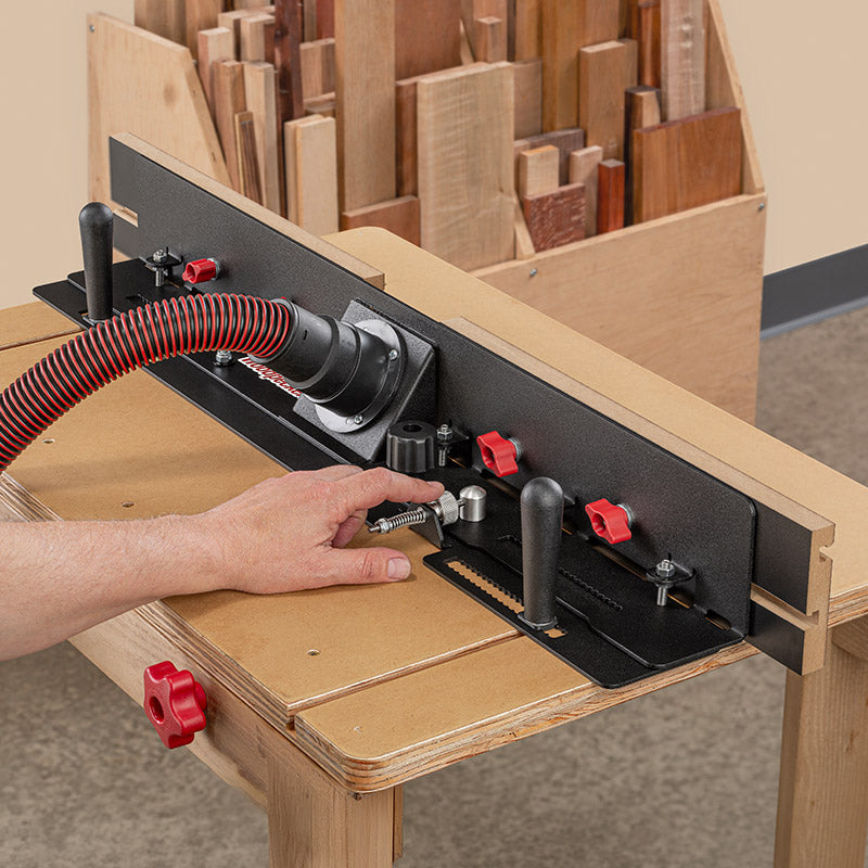 Lead Fence Inverted Router Woodpeckers Router Fences for Accurate & Repeatable Routing