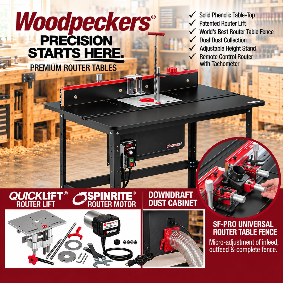 Premium Router Table Packages