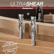 Compression Pattern & Mortising Router Bits - 1/2 Shank - Carbide Head - 2 Flute