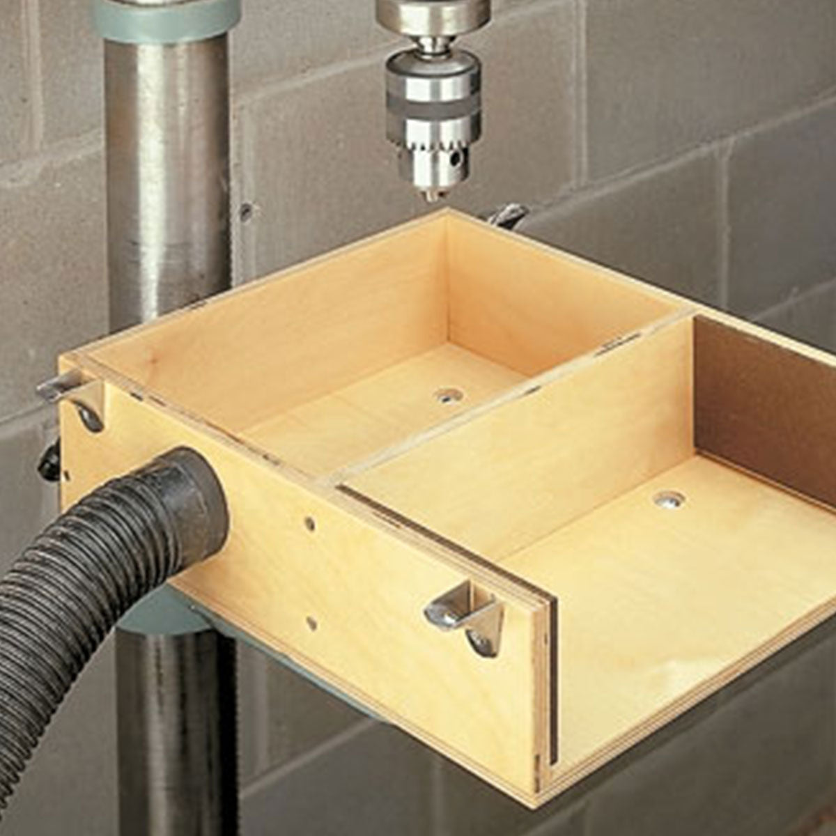 Woodsmith Drill Press Table With Storage Plan