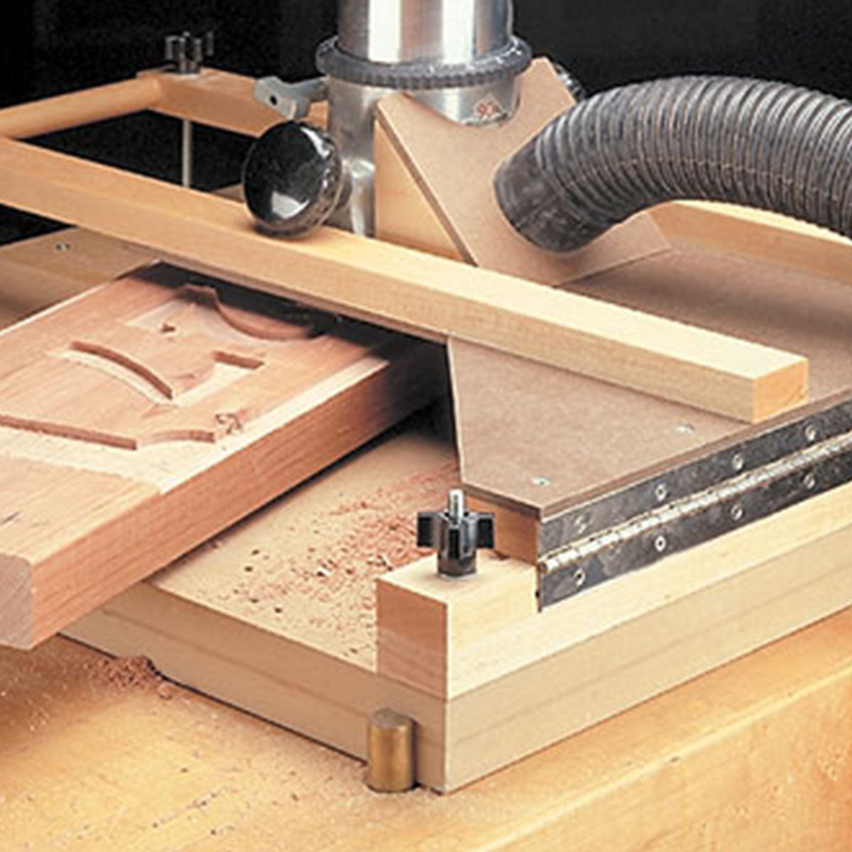 Woodsmith Shop-Made Pin Router Plan
