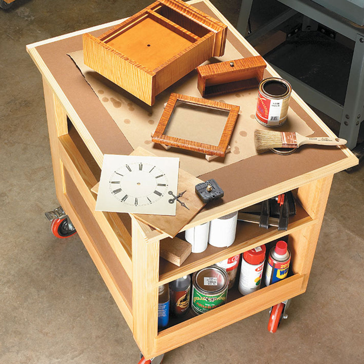 Woodsmith Two-Drawer Shop Cart Plan