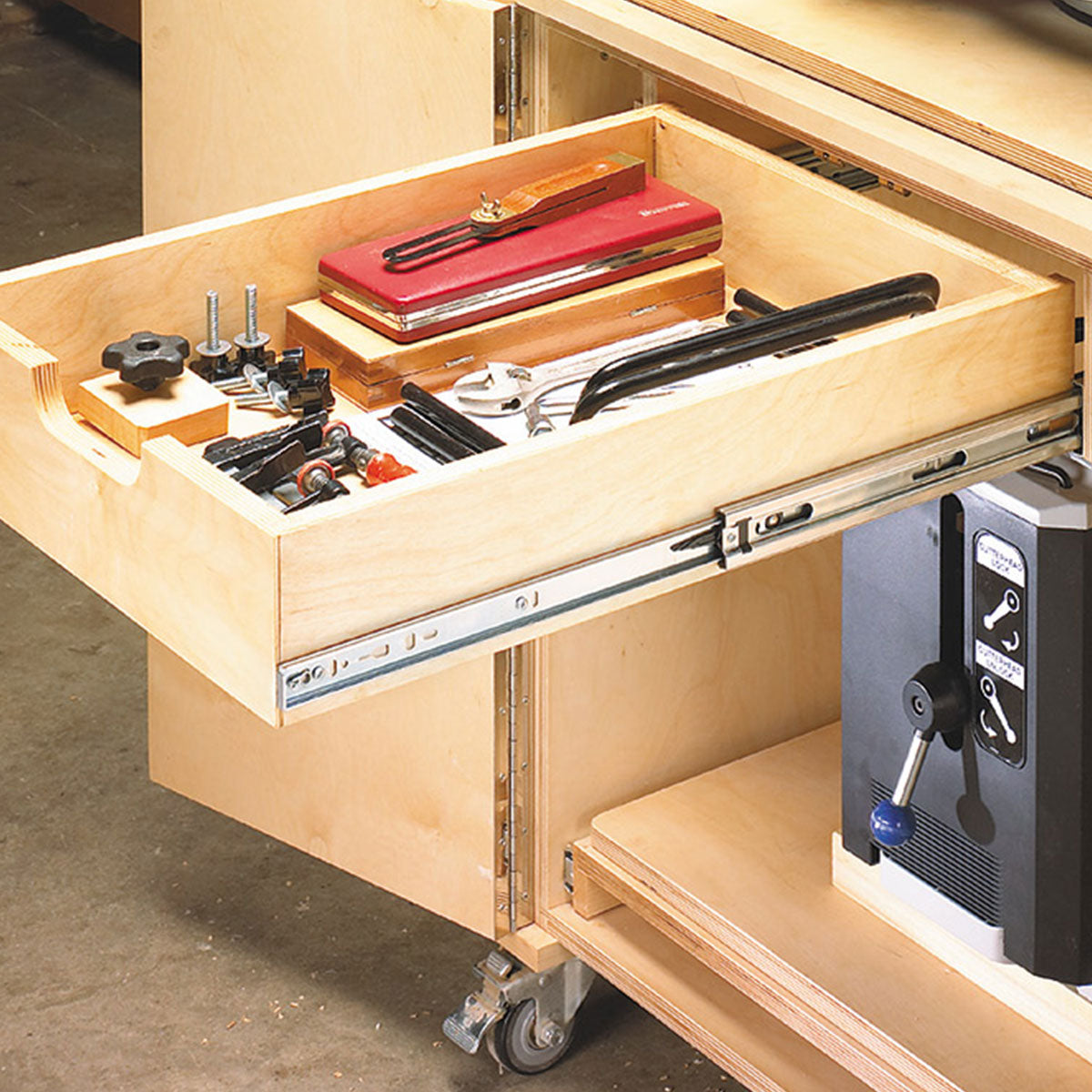 Woodsmith Dual Tool Workstation Plan