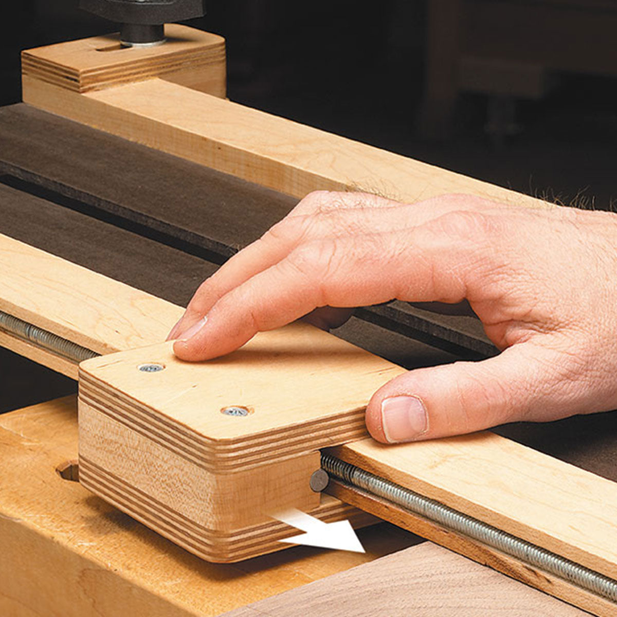 Woodsmith Router Dado Jig Standard Plan & Premium Shop Drawings