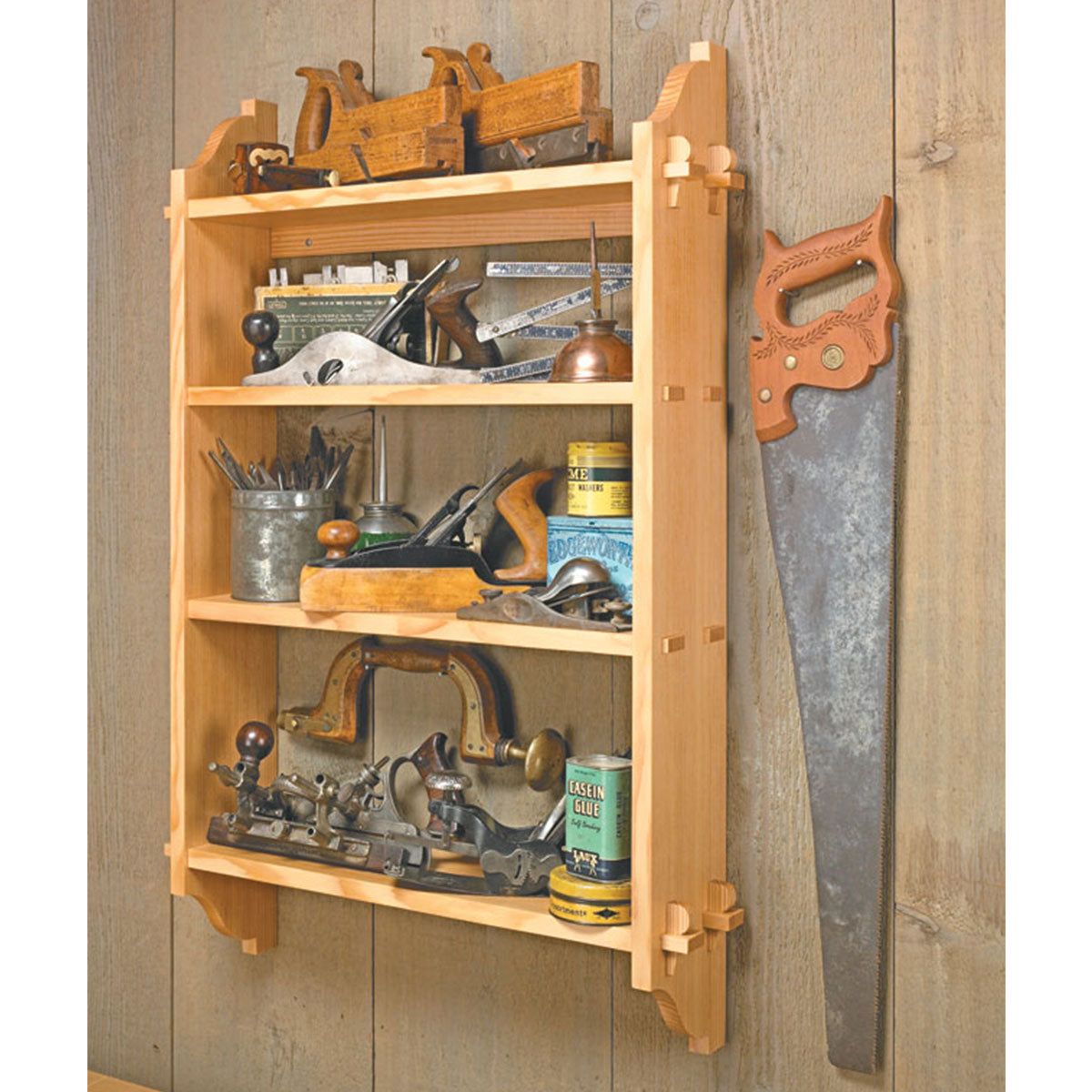 Woodsmith Knock-Down Wall Shelf Plan