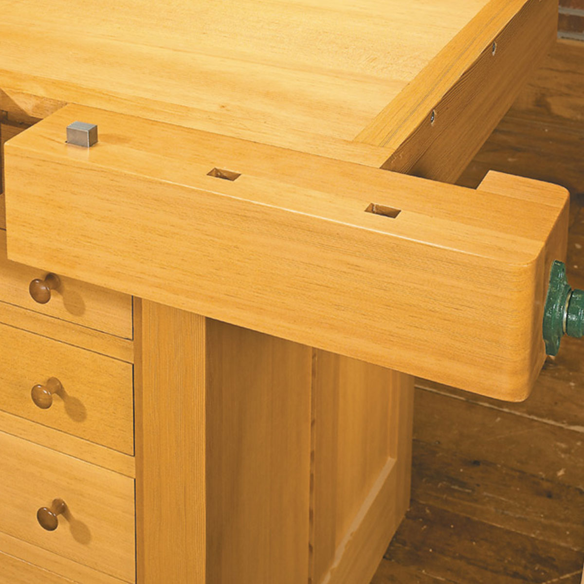 Woodsmith Cabinet-Base Workbench Standard Plan & Premium Shop Drawings