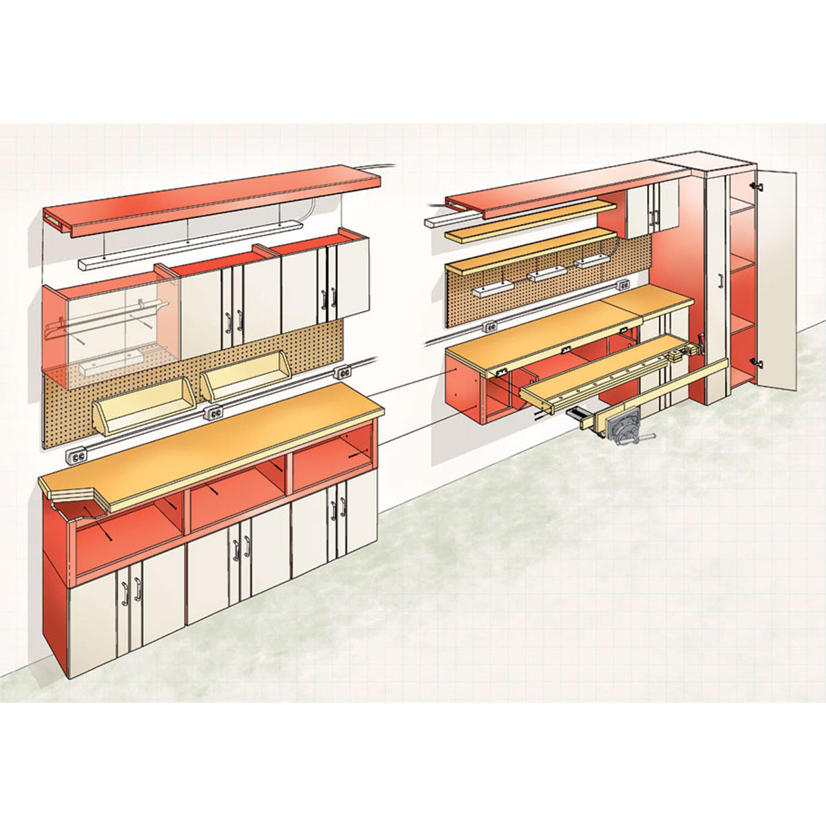 Woodsmith One-Wall Workshop Plan