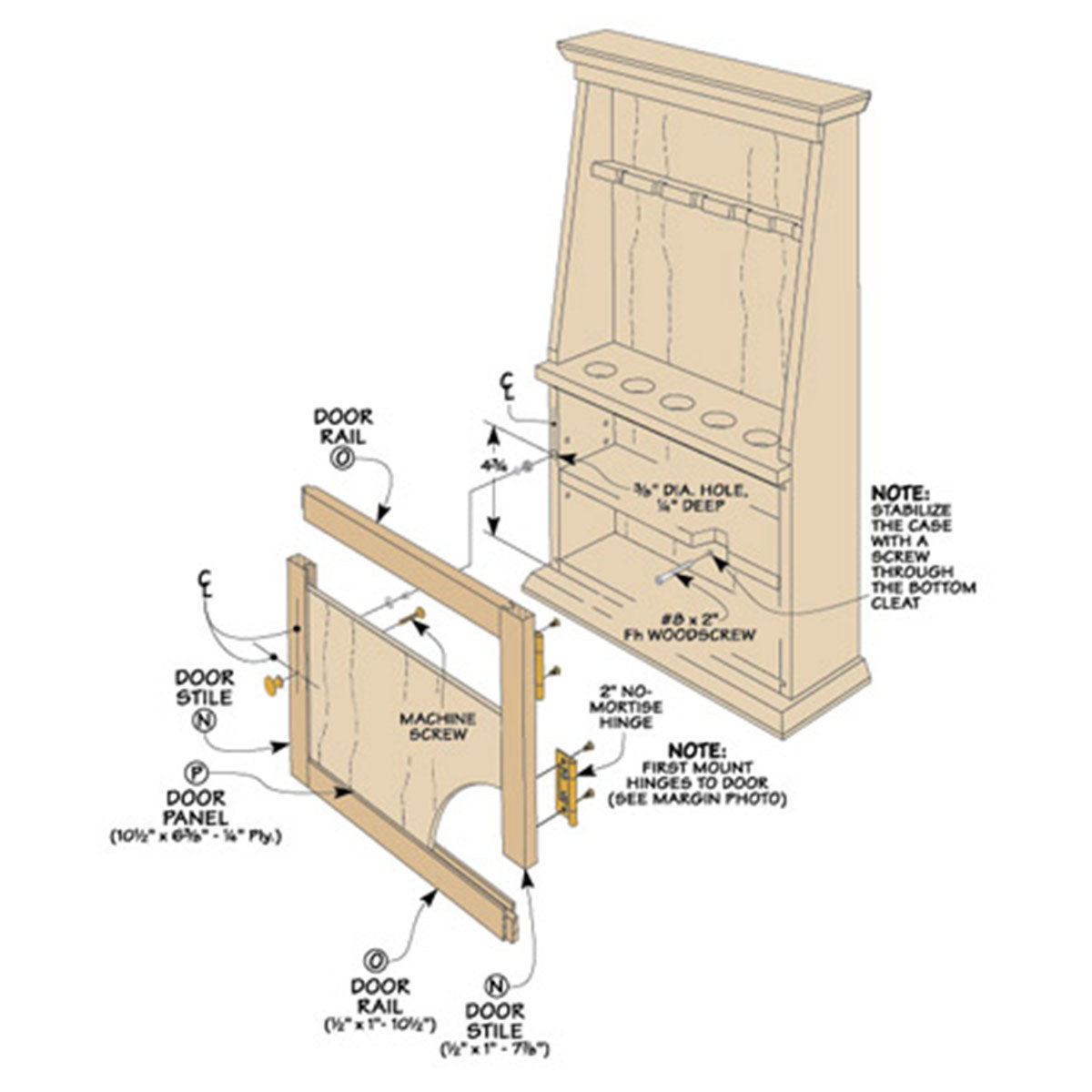 Woodsmith Custom Chisel Case Plan