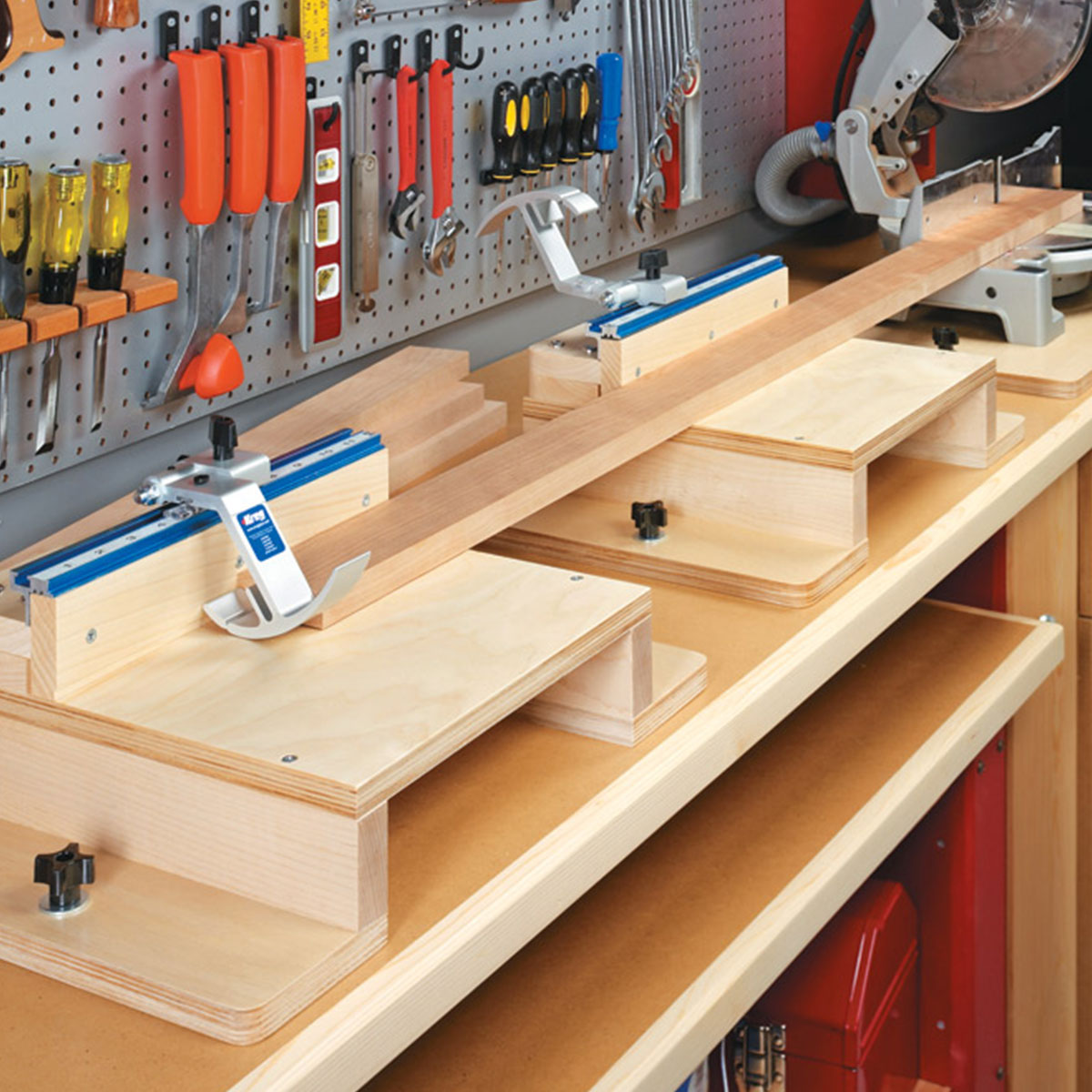 Woodsmith Benchtop Miter Saw Fence Standard Plan & Premium Shop Drawings