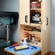 Woodsmith Wall-Mounted Sharpening Center Plan